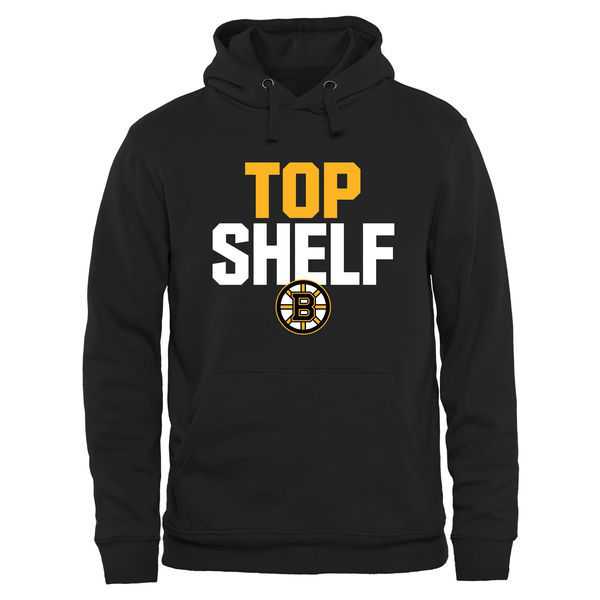 Men's Boston Bruins Top Shelf Pullover Hoodie - Black,We sell and wholesale Men's Boston Bruins Top Shelf Pullover Hoodie - Black on line form chian!